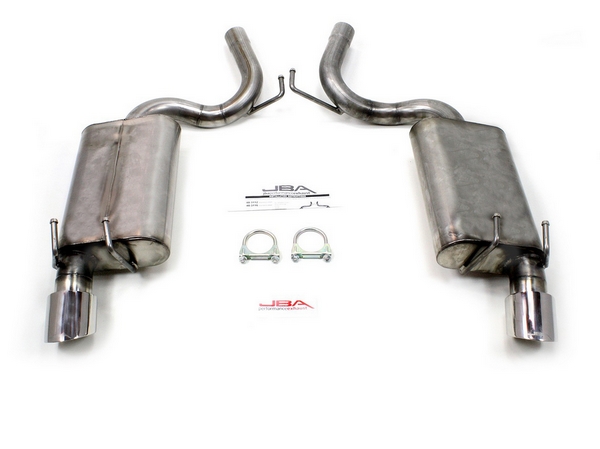 2 1/2" Axle Back Dual Rear Exit Stainless Steel